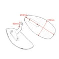 thumbnail image 3 of Protectores de Mano para Motocicleta Sharpla Accesorios para Manillares Deflectores de Aire Blanco, 3 of 8