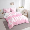 thumbnail image 2 of Erosebridal Hunny Bunny 7-Piece Twin Bedding Sets,Dreamy Princess Style Bedding Comforter Set For Girls Kids,Reversible, 2 of 7