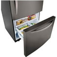 thumbnail image 5 of Lg Lrdcs2603 33" Wide 25.5 Cu. Ft. Energy Star Rated Bottom Freezer Refrigerator -, 5 of 9