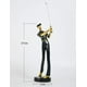thumbnail image 4 of 1 pieza estatuilla de golfista estatua decoración Golf resina escultura regalo arte negro 24cm JAMW Sencillez, 4 of 5