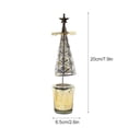 thumbnail image 2 of PENGXIANG Rotary Tea Light Candle Holder  Christmas Tree-shaped Spinning Metal Candlestick Candle Holder  Romantic Rotation Decorative Candle Holder Christmas Decoration for Wedding Party, 2 of 18