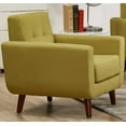 thumbnail image 3 of Uspridefurniture Zohaib 31.1'' Wide Tufted Linen Lounge Chair -Green, 3 of 5