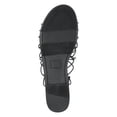 thumbnail image 6 of No Boundaries Caged Flat Sandals, Women's, 6 of 7