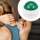 thumbnail image 5 of Herramienta de masaje manual con rodillo de bola única para el cuerpo, alivia el estrés, fabricada en polipropileno y resina artificial, color verde, 5 of 7