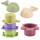 thumbnail image 2 of Juguetes de piscina, juguetes para bebés, juguetes para niños pequeños, vasos apilables de playa para niños, juguetes de baño educativos y científicos, tazas de plástico, 2 of 7