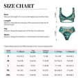 thumbnail image 6 of Daiia Around The Planet Women's Bikini Set Two Piece Swimsuit High Waisted Bikini Adjustable Straps Bikini Perfect for Beach, Pool, and Summer Vacation-Small, 6 of 9