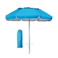 thumbnail image 2 of YWMJZEU 6ft Beach Umbrella Patio Parasol Portable Multipurpose Easily Install with Sand Light Blue, 2 of 9