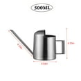 thumbnail image 3 of Vikakiooze 2023 Promotion on sale, Stainless Steel Watering Can - Metal Watering Can With Long Spout To Prevent Spillage, Perfect Plant Watering Can For Outdoor And Indoor Plants, 3 of 9