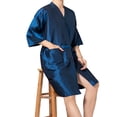 thumbnail image 3 of Salon Client Gown Robes Cape Hair Salon Hair Cutting Smock for Clients Kimono Style, 3 of 5