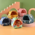 thumbnail image 6 of Soumake Guinea Pig Nest Cartoon Pattern Pet Hideout Warm Small Animal Hamster Squirrel Bed House Cage Accessories Practical, 6 of 8