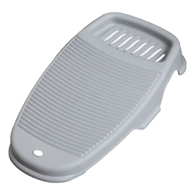 Manual Laundry Washer Portable Hand Washing Machine 17.3X7.9 Inch Underwear Socks Cleaner with Soap Rack Travel Size Compact Storage, A Washboard with A Hook