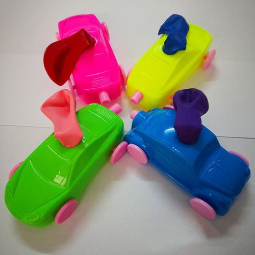 Balloon Car Toy Inflatable Balloons Aerodynamic Forces Classic Toy 1,3,6,12