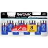 Rayovac High Energy Alkaline Batteries, Size C Batteries, 8-Pack, 814-8LK