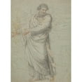 thumbnail image 3 of Edward Francis Burney 11x14 Black Modern Framed Museum Art Print Titled - Study for the Figure of St. Paul, 3 of 5