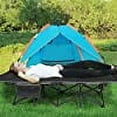 thumbnail image 7 of REDCAMP Padded Folding Camping Cot for Adults, Heavy Duty Sleeping Cot Bed with Pad, Travel Camp Cots with Carry Bag Portable for Outdoor Home Office, Black, 7 of 7