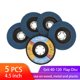 thumbnail image 2 of 5pcs Flap Discs 115mm 4.5 pulgadas Disco de lijado 40/60/80/120 Grit muelas abrasivas Cuchillas for amoladora angular, 2 of 7