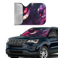 thumbnail image 4 of Windshield Sun Shade Foldable Car Front Window Sunshade For Car Suv Trucks Vans - Best Heat Shield Blocker Visor Cover Blocks Uv Rays And Keeps Your Vehicle Cool-Small, 4 of 5