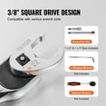 thumbnail image 6 of 3/8" Drive 24-Piece Crowfoot Wrench Set with 2 Extensions | SAE 3/8"-1" & Metric 10-22mm | CR-MO Steel Construction | Includes EVA Tool Organizer, 6 of 7
