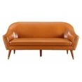 thumbnail image 2 of Mid Century Modern Bonded Leather Living Room Sofa, 2 of 2