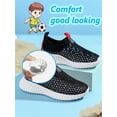 thumbnail image 4 of Summer Fashion Children's Casual Hollow Ice Screen Sneakers Soft Bottom Non-slip Breathable Comfortable Solid Color Department Sports Shoes, 4 of 7