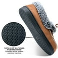 thumbnail image 5 of DL Womens Fuzzy Warm Moccasin Slippers Memory Foam Soft Fluffy Winter House Shoes Slippers, 5 of 6