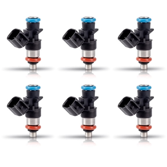 4 Holes ISA Fuel Injectors Set of 6 For Jeep Dodge Challenger Chrysler Volkswagen 200 300 Town & Country Avenger Charger Durango Grand Caravan V6 2011-2020 3.0L 6.4L Replacement for FJ1147 0280158233