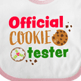 thumbnail image 4 of Inktastic Official Cookie Tester Christmas Cookies Boys or Girls Baby Bib, 4 of 4