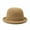 Camel, variant on Women's Plain Felt Bucket Bowler Hat Winter Warm Wool Rolled Brim Cloche Church Hat Dressy French Beret Fisherman Cap Army Green One Size