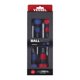 thumbnail image 1 of Juego de destornilladores VESSEL BALL GRIP, 4 piezas. Rojo/Azul 2204PBU, 1 of 6