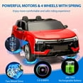 thumbnail image 4 of Licensed Chevrolet Kids Ride-On, 24V 2-Seater SUV with Remote Control & Spring Suspension, 4 of 6