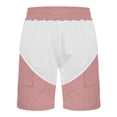 thumbnail image 5 of KIHOUT Men's Solid Quick-Dry Swim Trunks - 95% Polyester 5% Spandex, Elastic Drawstring Waist, Mesh Lined with Pockets for Beach, Pool and Active Wear, 5 of 9