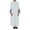 White, variant on Boys Muslim Thobe Long Sleeve Kaftan Embroidered Arabic Dubai Dress Muslim Prayer