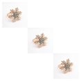 thumbnail image 4 of Billuyoard Ajuste de la Decoración Suministros para el hogar Servilletas Círculos Toalla Hebilla Oro rosa Oro rosa 3piezas, 4 of 6