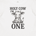 thumbnail image 4 of Inktastic Holy Cow I'm One Birthday Boys or Girls Baby T-Shirt, 4 of 5