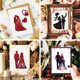 thumbnail image 5 of Troqueles de parejas de novios para hacer tarjetas, novios románticos, troqueles de metal para repujado, troqueles para manualidades en papel con temática de historias de amor., 5 of 9