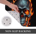 thumbnail image 3 of Kdxio Flame Metal Skull,16" x 24", Non-Slip Front Door Mats,Outdoor Welcome Mat Washable, 3 of 9