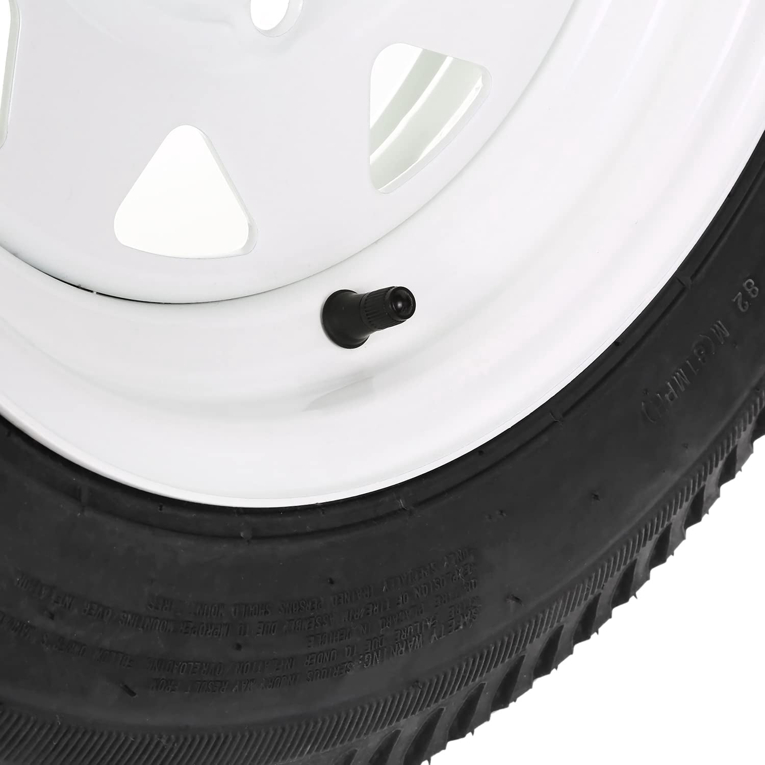 Weize 2PK 5.30-12 Bias Trailer Tire with 12" Wheel - 5 on 4-1/2" - Load Range C