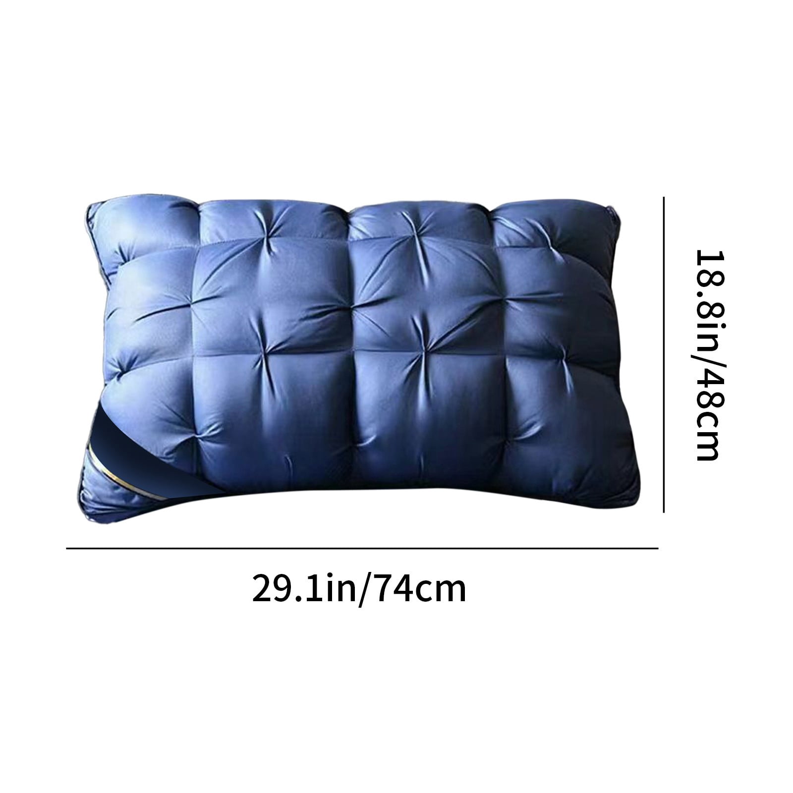 JOGZMZ Hotel Grade Ultra Soft Pillows Queen Size Set of 2 Supportive Bed Pillow for Back Side and Stomach Sleepers, Breathable Neck Supports Pillows for Home Daily Use