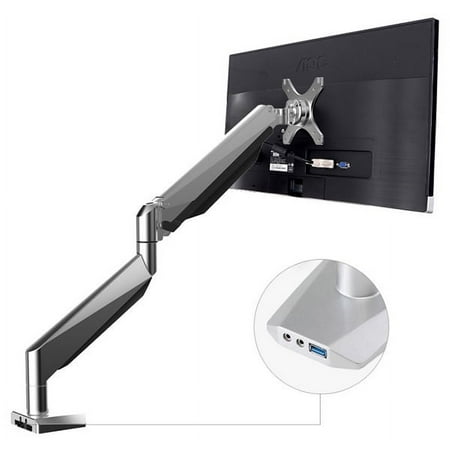 UPC: 0850863006257 | Loctek D7A Heavy Duty Swivel Lcd VESA Monitor Stand Height Adjustable Desk Mounts for 10 -27  Computer Screen