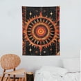 thumbnail image 3 of COMIO  Orange Sun and Moon Tapestry Wall Hanging, Indie Hippie Mandala Cool Wall Tapestries, Aesthetic Tapestry for Bedroom Living Room Dorm, 3 of 7