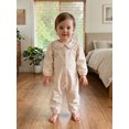 thumbnail image 3 of RUINIXCW Infant Girl Romper Puff Long Sleeve Solid Color Fall Jumpsuit, 3 of 8
