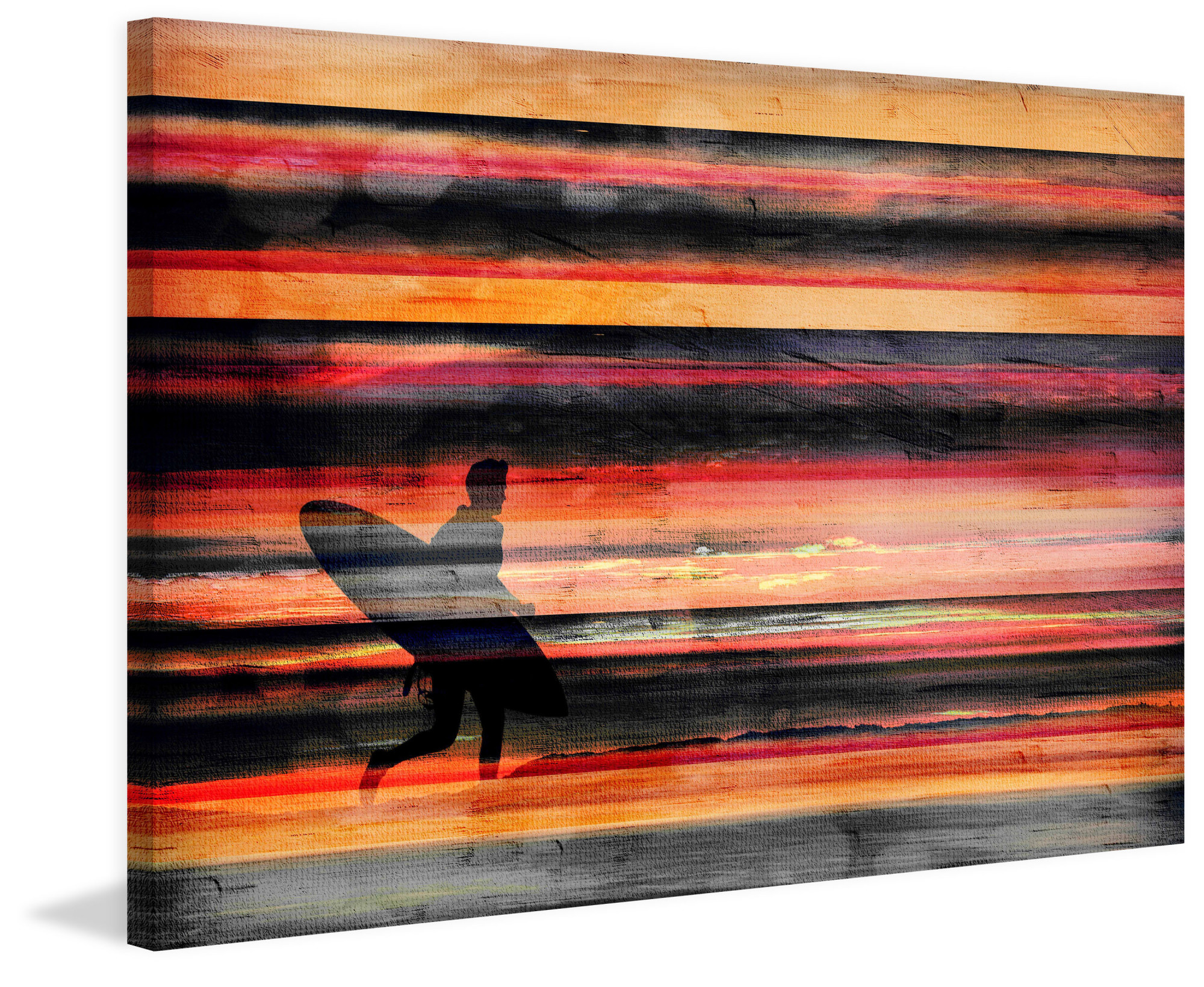 Parvez Taj "That Last Wave" Print on Canvas