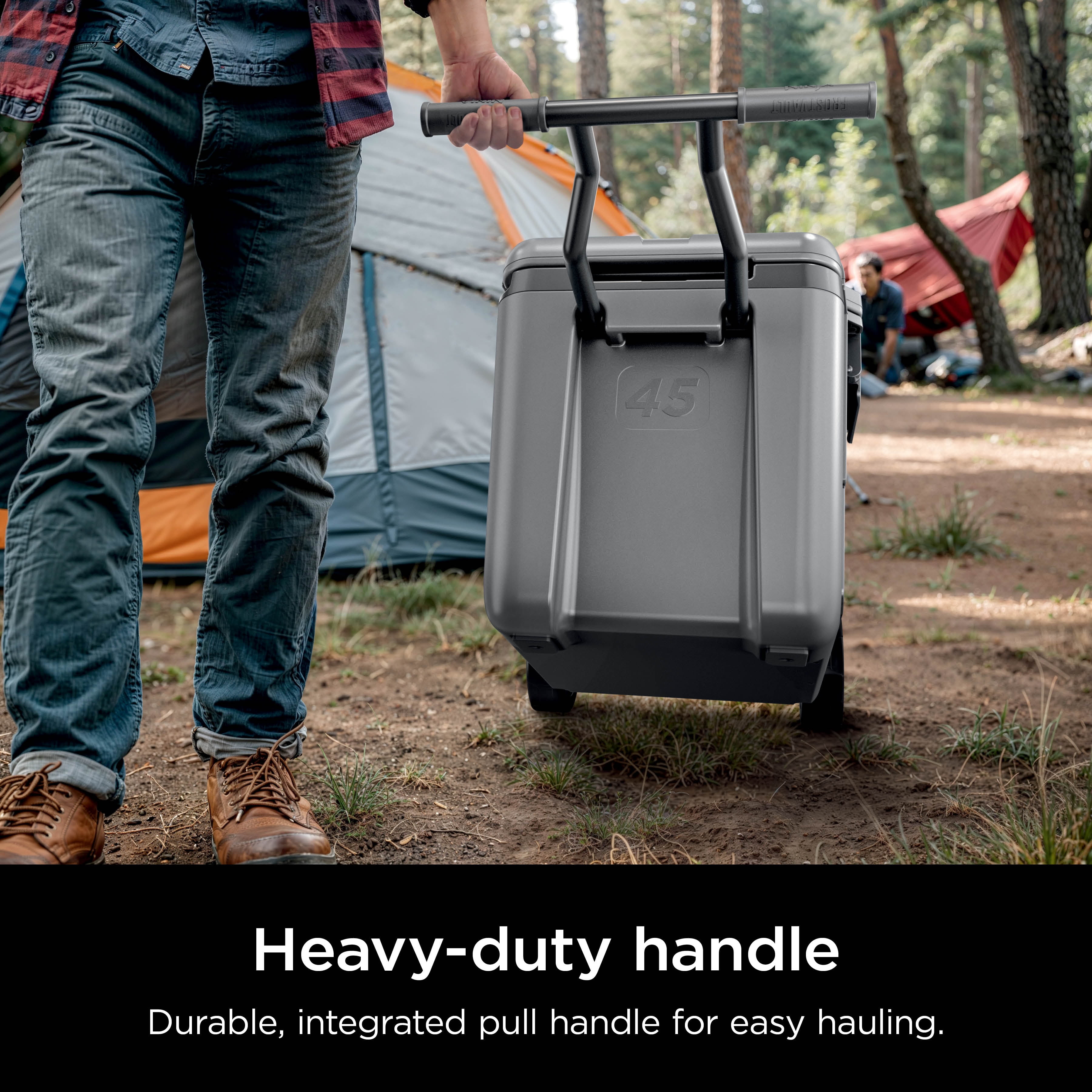 Ninja FrostVault 45 Quart Wheeled Cooler, Gray