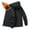 Black, variant on Men Solid Color Hooded And Velvet Warm Zipper Cardigan Jacket Casual Loose Business Trend Sports Jacket