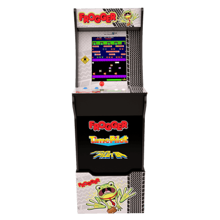 Arcade1Up Frogger At- Home Arcade Game with Light Marquee and Licensed Riser