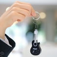 thumbnail image 4 of YOHAVEN Novelty Keychain Gift, Funny Guitar Keychain LED Light Sound Mini Music Ornament for Bag Car Key Ring Music Lovers Party Favor Gift, 4 of 6