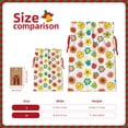 thumbnail image 3 of Naloa Cartoon Flowers Drawstring Christmas Bags, 3D Xmas Gift Bags, Christmas Wrapping Bags, Xmas Goodie Bags, Treat Pouch Bags, Party Favor Bags-Medium, 3 of 9