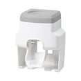 thumbnail image 2 of Wall-Mounted Toothpaste Dispenser & Toothbrush No-Drill Installation Automatic Squeezer Strong Adhesive Mount White/Gray/Blue/Pink Options, 2 of 6