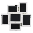 thumbnail image 4 of Studio Decor 20.2" x 21.5" White 6-Opening White Collage Picture Frame - Includes Pre-attached Hanging Hardware, Horizontal or Vertical Display - 1 Pack, 4 of 5