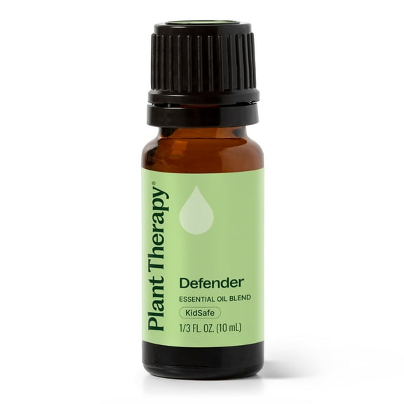 Plant Therapy Defender Blend 10 mL (1/3 oz) 100% Pure Undiluted Blend of Uplifting and Immune Supporting Essential Oils